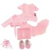 Gotz 7-delige Balletkledingset XL Pop -Speelgoed Speciaal Winkel 3401076 poppenballetset