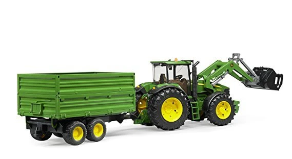 Bruder 3055 John-Deere 7930 + Voorlader En Aanhangwagen 5 Bruder 3055 John-Deere 7930 + Voorlader En Aanhangwagen - Afbeelding 3