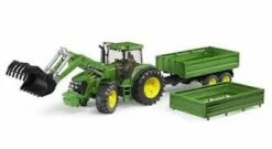 Bruder 3055 John-Deere 7930 + Voorlader En Aanhangwagen 11 Bruder 3055 John-Deere 7930 + Voorlader En Aanhangwagen -Speelgoed Speciaal Winkel bruder 3055 john deere tractor met voorlader en aanhanger 3