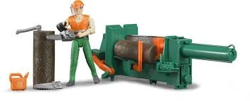 Bruder 62650 Houthakker En Houtklover 5 Bruder 62650 Houthakker En Houtklover - Afbeelding 3