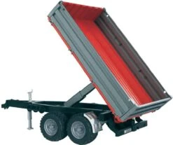 Bruder 2019 Tandemasser Kipwagen Rood/grijs -Speelgoed Speciaal Winkel bruder tandemasser kipwagen rood grijs 1 1