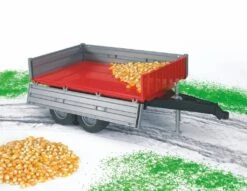 Bruder 2019 Tandemasser Kipwagen Rood/grijs -Speelgoed Speciaal Winkel bruder tandemasser kipwagen rood grijs 2