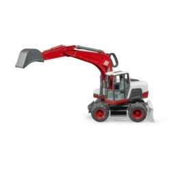 Bruder 3411 Graafmachine XE 5000 -Speelgoed Speciaal Winkel bruder 3411 hydraulische kraan 4 wuielkraan speelactief.nl 1