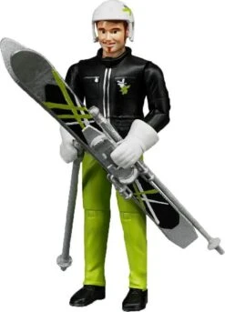 Bruder 60040 Man Op Skies Skiër -Speelgoed Speciaal Winkel bruder 60040 skier incl accessoires man met skies 1 1