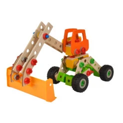 Eichhorn 6in1 Constructor 140-dlg Houten Constructie-speelgoed Loader -Speelgoed Speciaal Winkel eichhorn constructor 140dlg constructieset loader 6in1 set 4