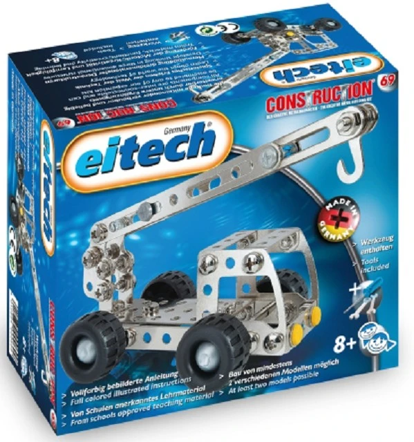 Eitech C69 Takelwagen Kraanwagen Constructie Speelgoed 4 Eitech C69 Takelwagen Kraanwagen Constructie Speelgoed - Afbeelding 2