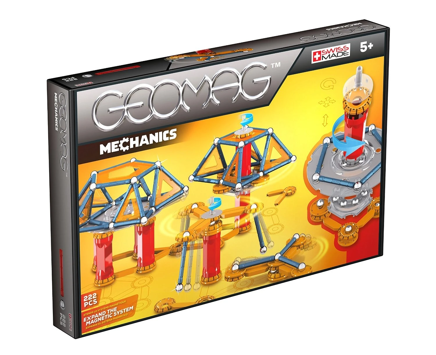 Geomag Mechanics – 222 Delig 4 Geomag Mechanics – 222 Delig - Afbeelding 2