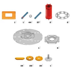 Geomag Mechanics – 146 Delig -Speelgoed Speciaal Winkel geomag mechanics 146 delig 3