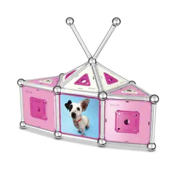 Geomag Pink Panels 142 Delig Magnetisch Speelgoed 7 Geomag Pink Panels 142 Delig Magnetisch Speelgoed - Afbeelding 5