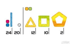 Geomag Panels Glitter – 68 Delig -Speelgoed Speciaal Winkel geomag glitter panels set 68 pcs 5