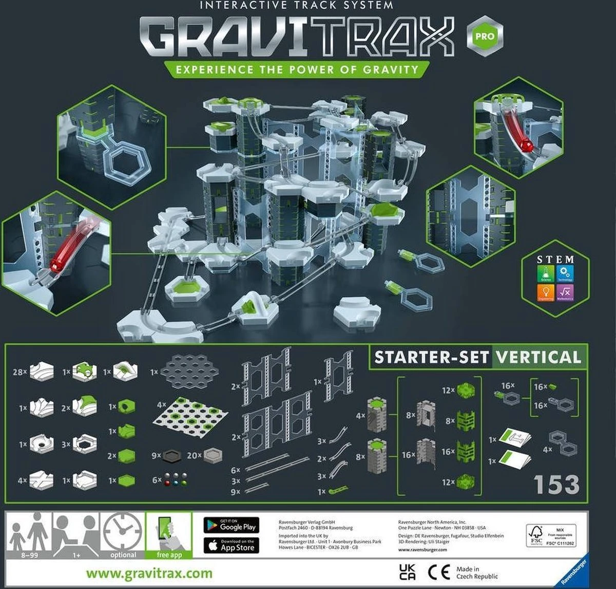 Gravitrax PRO Extension Vertical Uitbreiding Knikkerbaan Ravensburger 10 Gravitrax PRO Extension Vertical Uitbreiding Knikkerbaan Ravensburger - Afbeelding 8