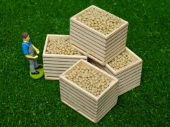 Houten Aardappelkisten (6 Stuks) 1 : 32 -Speelgoed Speciaal Winkel houten aardappelkist kidsglobe 610611 1 1