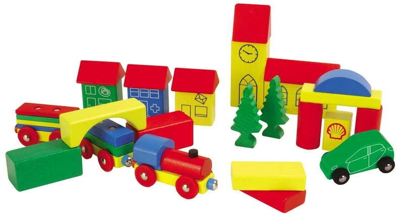 Blokkenset HEROS Combi-speelbox 32-delig 5 Blokkenset HEROS Combi-speelbox 32-delig - Afbeelding 3