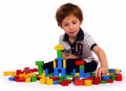 100 Houten Blokken In Kleur Ton -Speelgoed Speciaal Winkel houten blokken heros 10151 3