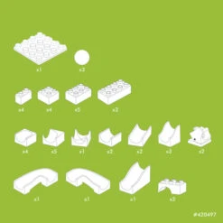 Hubelino Knikkerbaan Uitbreidingset Wissel 43-delig -Speelgoed Speciaal Winkel hubelino 420497 uitbreiding wissel knikkerbaan 6