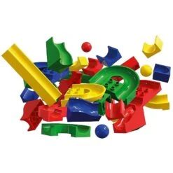 Hubelino Knikkerbaan Baanelementen Aanvulset 30-delig -Speelgoed Speciaal Winkel hubelino knikkerbaan 30 delig 420046 1 1