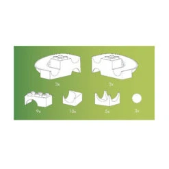 Hubelino Knikkerbaan Uitbreidingsset Baanelementen 33-delig 9 Hubelino Knikkerbaan Uitbreidingsset Baanelementen 33-delig -Speelgoed Speciaal Winkel hubelino knikkerbaan uitbreidingsset 33 delig 420152 2