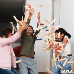 Kapla BA120BRR 120 Ton Blauw Rood En Rose 9 Kapla BA120BRR 120 Ton Blauw Rood En Rose -Speelgoed Speciaal Winkel kapla 120 blauwe rood roze 3