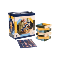 Kapla BA120BJV 120 Ton Licht En Donkerblauw Geel En Groen