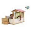 Kidsglobe Paardenbox Paardenstal 1 Box Rose/Wit 1 Kidsglobe Paardenbox Paardenstal 1 Box Rose/Wit -Speelgoed Speciaal Winkel kids globe 610206 paardenbox roze paardenstal 8713219361238
