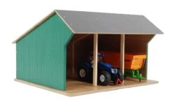 Kidsglobe Tractorloods Machineloods 3-voertuigen Schaal 1 : 32 8 Kidsglobe Tractorloods Machineloods 3-voertuigen Schaal 1 : 32 -Speelgoed Speciaal Winkel kidsglobe 610192 tractor loods 1 1