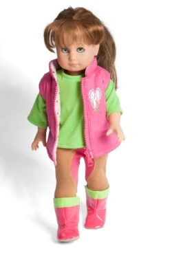 Paardrijd Outfit 3-delig Mt. 35 – 45 Cm. -Speelgoed Speciaal Winkel kledingset pop pardrijden heless 1500 2500 2 1