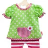 Tuniek Met Gestreepte Legging Mt. 20 – 25 Cm. -Speelgoed Speciaal Winkel kledingsetje pop heless 1255 2255