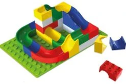 Hubelino Knikkerbaan Bouwdoos Mini-set 45-delig -Speelgoed Speciaal Winkel knikkerbaan 45 delig hubelino 420139 1 1