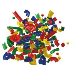 Hubelino Knikkerbaan Baanelementenset 128-delig 11 Hubelino Knikkerbaan Baanelementenset 128-delig -Speelgoed Speciaal Winkel knikkerbaan hubelino elements 120 delig 420022 1