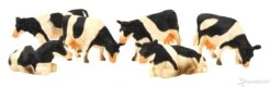Kidsglobe Zwartbont Koeien Set Van 6 Stuks -Speelgoed Speciaal Winkel koeien kidsglobe 57.0009 1 1