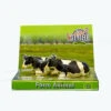 Koeien Set Van 2 Stuks Zwart/wit Liggend Kidsglobe Schaal 1 : 32 -Speelgoed Speciaal Winkel koeien zwartbont kids globe farming 571872 1