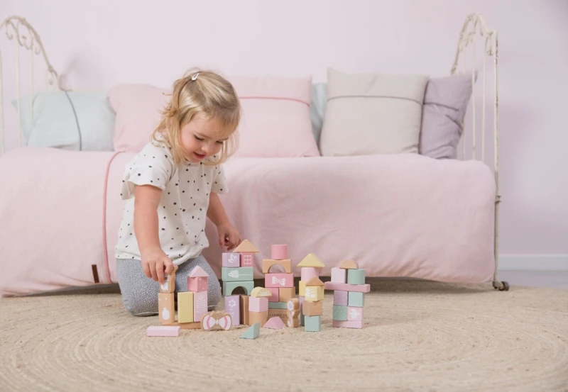 Little Dutch Houten Blokkenton Rose LittleDutch 7 Little Dutch Houten Blokkenton Rose LittleDutch - Afbeelding 5