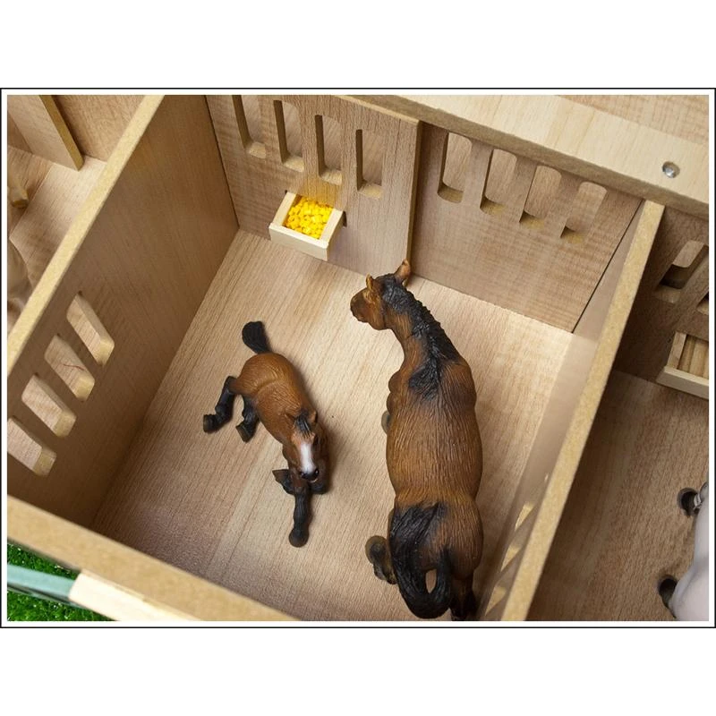 Kids-Globe Paardenstal Met 7 Boxen Kidsglobe 5 Kids-Globe Paardenstal Met 7 Boxen Kidsglobe - Afbeelding 3