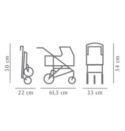 3-wielige Poppenbuggy Gotz Happy Flower 7 3-wielige Poppenbuggy Gotz Happy Flower -Speelgoed Speciaal Winkel poppenbuggy happy flower gorz 3402380 1