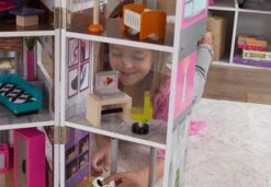 Poppenhuis Modern Deluxe Herenhuis -Speelgoed Speciaal Winkel poppenhuis kidkraft 65883 modern deluxe herenhuis 4