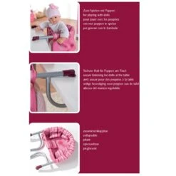 Poppenstoeltje – Tafelzitje 9 Poppenstoeltje – Tafelzitje -Speelgoed Speciaal Winkel poppenstoeltje tafelzit gotz 3401578 1