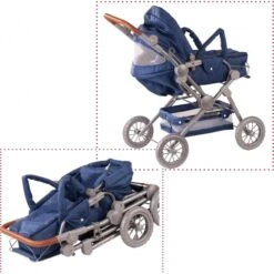 Poppenwagen Gotz Denim 9 Poppenwagen Gotz Denim -Speelgoed Speciaal Winkel poppenwagen gotz denim 2