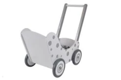 Poppenwagen Simply For Kids Stippen Wit -Speelgoed Speciaal Winkel poppenwagen simply for kids stippen wit 2