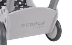 Poppenwagen Simply For Kids Stippen Wit -Speelgoed Speciaal Winkel poppenwagen simply for kids stippen wit 3