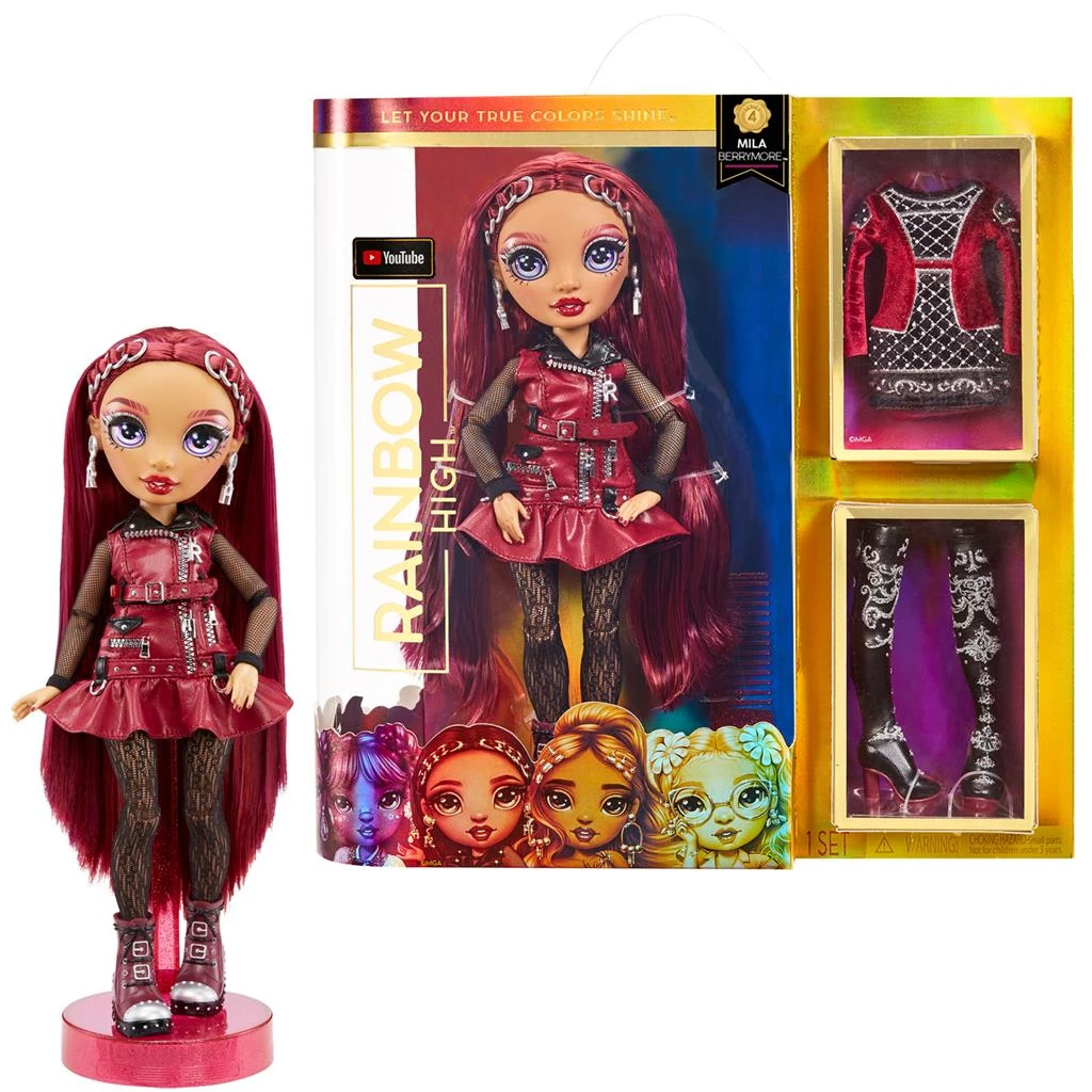 Rainbow High Core Fashion Modepop Mila Berrymore Pop 6 Rainbow High Core Fashion Modepop Mila Berrymore Pop - Afbeelding 4
