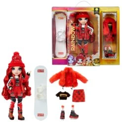 Rainbow High Fashion Winter Break Modepop Ruby Anderson 7 Rainbow High Fashion Winter Break Modepop Ruby Anderson -Speelgoed Speciaal Winkel rainbow high fashion winter break doll ruby anderson 2