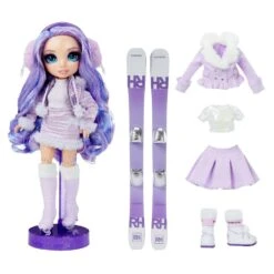 Nieuwe uitgaven -Speelgoed Speciaal Winkel rainbow high fashion winter break doll violet willow 1