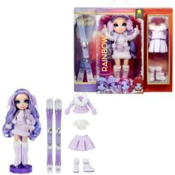 Rainbow High Fashion Winter Break Modepop Violet Willow -Speelgoed Speciaal Winkel rainbow high fashion winter break doll violet willow 2