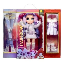 Nieuwe uitgaven 17 Rainbow High Fashion Winter Break Modepop Violet Willow