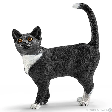 Schleich 13770 Kat Staand Zwarte Poes FarmWorld 3 Schleich 13770 Kat Staand Zwarte Poes FarmWorld