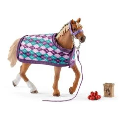 Schleich 42360 Engelse Volbloed Met Deken HorseClub