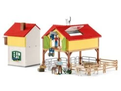Schleich 42407 Grote Boerderij Met Stal En Dieren FarmWorld -Speelgoed Speciaal Winkel schleich 42407 boerderij met stal 1 1
