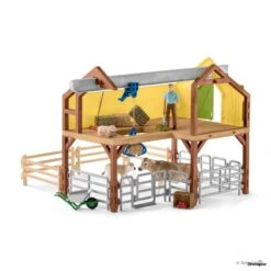 Schleich 42407 Grote Boerderij Met Stal En Dieren FarmWorld -Speelgoed Speciaal Winkel schleich 42407 boerderij met stal 3