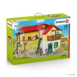 Schleich 42407 Grote Boerderij Met Stal En Dieren FarmWorld -Speelgoed Speciaal Winkel schleich 42407 boerderij met stal 4