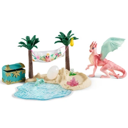 Schleich 42436 Drakeneiland Met Schat Bayala 4 Schleich 42436 Drakeneiland Met Schat Bayala - Afbeelding 2
